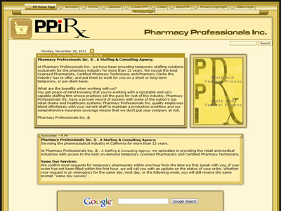 Pharmacy Professionals Inc. ® . A Staffing & Consulting Agency,
